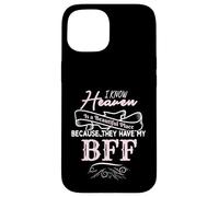 Custodia per iPhone 15 Heaven Is Beautiful My BFF Memorial Loss