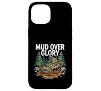 Custodia per iPhone 15 Hiking Trail Trekking Mud Over Glory Boot