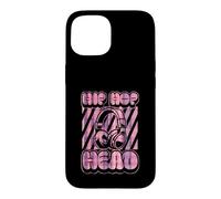 Custodia per iPhone 15 Hip Hop Head 90s Rap Cuffie Estetiche Grafiche