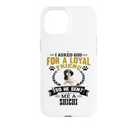 Custodia per iPhone 15 Ho chiesto a Dio un amico fedele ShiChi Dog Pet Design
