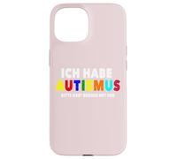 Custodia per iPhone 15 Ho l'autismo Bitte habe Geduld mit mir