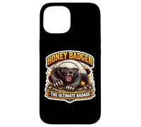 Custodia per iPhone 15 Honey Badger The Ultimate Badass Cool Animal Lover Citazione Fan