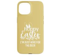 Custodia per iPhone 15 Hoppy Easter Hour Some Bunny Needs Beer Here for the Hops