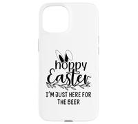 Custodia per iPhone 15 Hoppy Easter Sign,Some Bunny Needs Beer Easter Drinking Hour