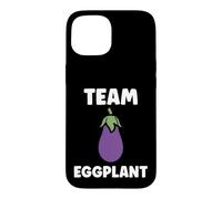 Custodia per iPhone 15 Humor food eggplant simple team eggplant