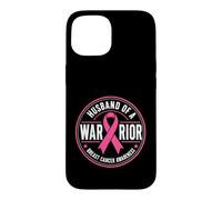 Custodia per iPhone 15 Husband Of A Warrior Breast Cancer Awareness