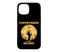Custodia per iPhone 15 I burattinai amano il cervello di Halloween