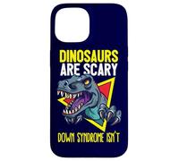 Custodia per iPhone 15 I dinosauri sono spaventosi La sindrome di Down non lo è - T-Rex Dino