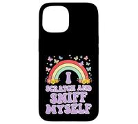 Custodia per iPhone 15 I GRAFO E SNIFF MYSELF Divertente Adulto Umorismo Arcobaleno