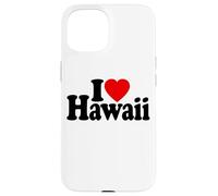 Custodia per iPhone 15 I LOVE HEART HAWAII ISOLE HAWAIIAN