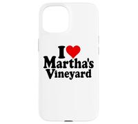 Custodia per iPhone 15 I LOVE HEART MARTHA'S VIGNETO MASSACHUSETTS