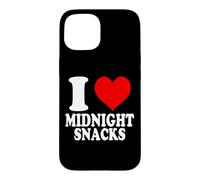 Custodia per iPhone 15 I Love Midnight Snacks
