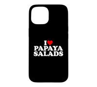 Custodia per iPhone 15 I Love Papaya Salad