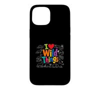 Custodia per iPhone 15 I Love Wild Things Cute Wildlife Nature Animal Lover