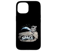 Custodia per iPhone 15 I Need Some Space - Earthrise Lunar Orbit Kosmos Fun Art