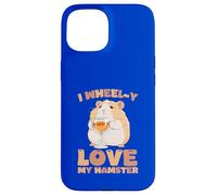 Custodia per iPhone 15 I Wheel-y Love My Hamster Cute Pet Lover Citazione