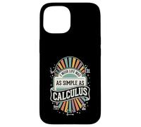 Custodia per iPhone 15 I Wish Life Was As Simple As Calculus Badge Fun