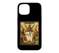 Custodia per iPhone 15 Icona ortodossa della Santissima Trinità