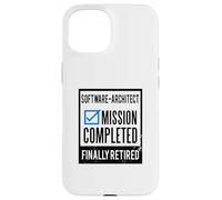 Custodia per iPhone 15 Idea regalo pensionamento Software-Architetto in pensione