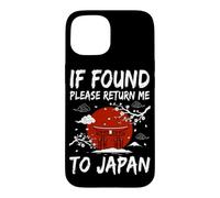 Custodia per iPhone 15 If Found Please Return Me To Japan Travel Cultura giapponese