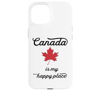 Custodia per iPhone 15 Il Canada è il mio posto felice