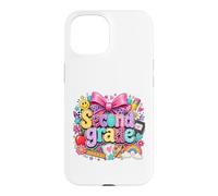 Custodia per iPhone 15 Il futuro inizia nel grafico della scuola delle ragazze di seconda elementare di seconda elementare