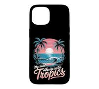 Custodia per iPhone 15 Il mio cuore è sempre ai tropici Maui