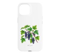 Custodia per iPhone 15 Illustrazione della pianta di ribes nero Ribes nigrum
