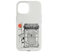 Custodia per iPhone 15 Illustrazione di Shotokan Karate Dojo Tokyo Giappone