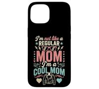 Custodia per iPhone 15 I'm Not Like A Regular Mom I'm A Cool Mom Retro Edgy