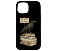 Custodia per iPhone 15 In With The Banned Books Crow Book Lover Bibliophile Reading