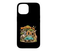 Custodia per iPhone 15 Incontriamoci allo Zoo Squad Safari Wildlife Animals Keeper Trip