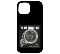 Custodia per iPhone 15 Intelligenza Artificiale Mirror Dati Self Cyberpunk AI grande