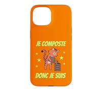 Custodia per iPhone 15 Io composto quindi sono Natura Bio Riciclaggio Ecologia