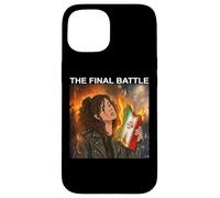Custodia per iPhone 15 Iran La Battaglia Finale Burning Flag