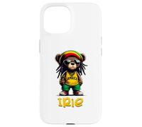 Custodia per iPhone 15 IRIE Orsacchiotto Giamaica radici rasta reggae music