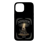 Custodia per iPhone 15 Isaiah 4110 - Preghiera cristiana del cavaliere di fede, design