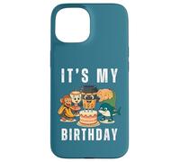 Custodia per iPhone 15 It's My Birthday Compilation Italiano Brainrot Meme Bambini Ragazzi