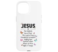 Custodia per iPhone 15 Jesus is The Messiah Mighty God Beautiful Savior Lamb of God