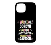 Custodia per iPhone 15 JORDYN Personalized Women's Gift Custom JORDYN