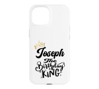 Custodia per iPhone 15 Joseph The Birthday King Happy Birthday Shirt Uomini Ragazzi Adolescenti