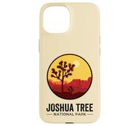 Custodia per iPhone 15 Joshua Tree National Park Retro California Desert Tramonto