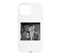 Custodia per iPhone 15 Joy Division dal vivo Ian Curtis Peter Hook 1979 Martin O'Neill