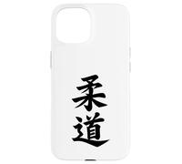 Custodia per iPhone 15 Judo Kanji Personaggi Arte Marziale Giapponese