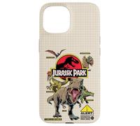 Custodia per iPhone 15 Jurassic Park Dinosaur Breach