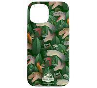 Custodia per iPhone 15 Jurassic World Dinosaurs in the Wild All-Over Print