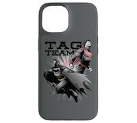 Custodia per iPhone 15 Justice League Batman & Superman Tag Team