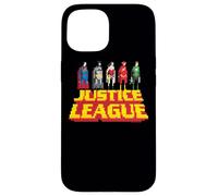 Custodia per iPhone 15 Justice League Standing Above