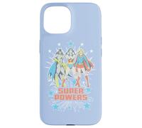 Custodia per iPhone 15 Justice League Super Powers X3