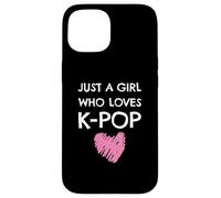 Custodia per iPhone 15 K-Pop Girl Woman Amante della musica Coreano KPop Dance Bambini popolari